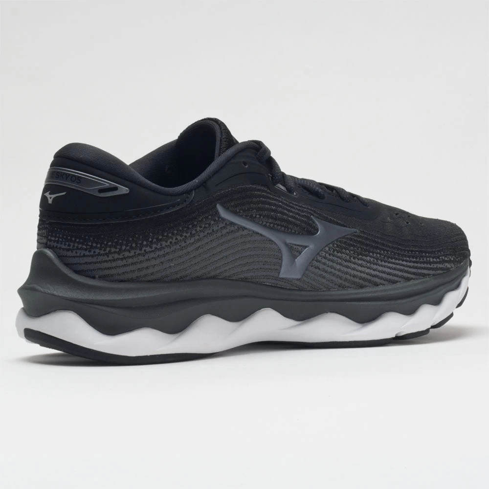 Mizuno Wave Sky 5 Waveknit Women's Black 8 Mizuno Wave Sky 5 Waveknit Women's Black - Image 6