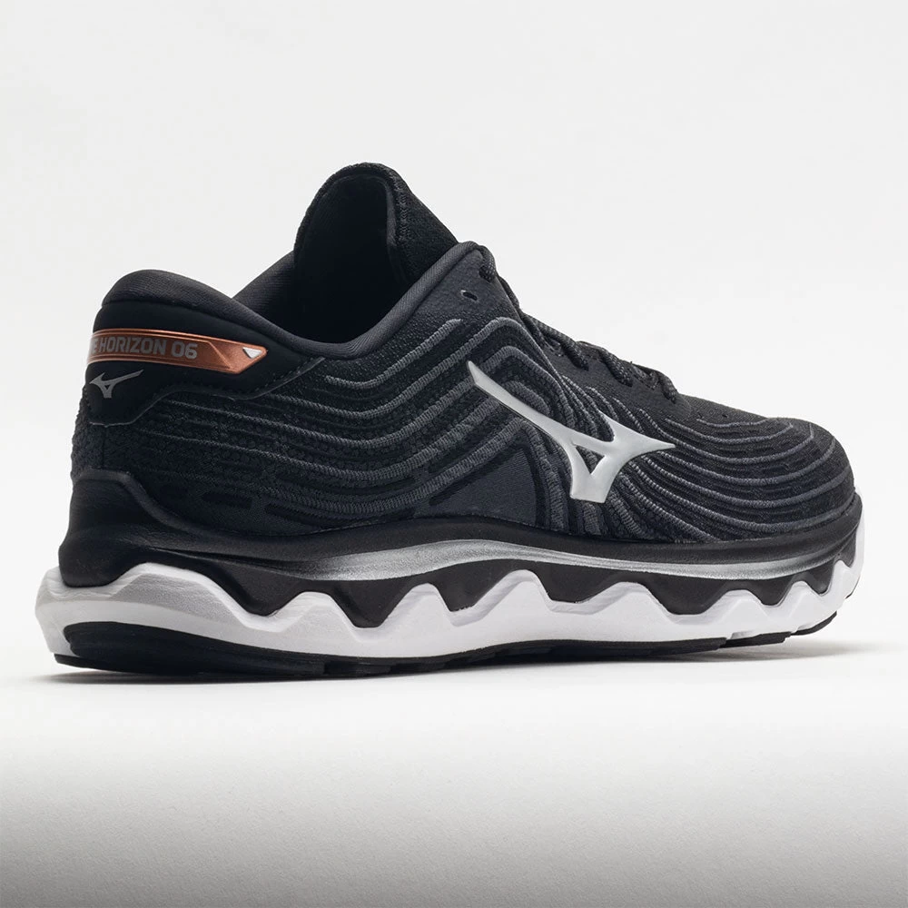 Mizuno Wave Horizon 6 Men's Black/Silver 8 Mizuno Wave Horizon 6 Men's Black/Silver - Image 6