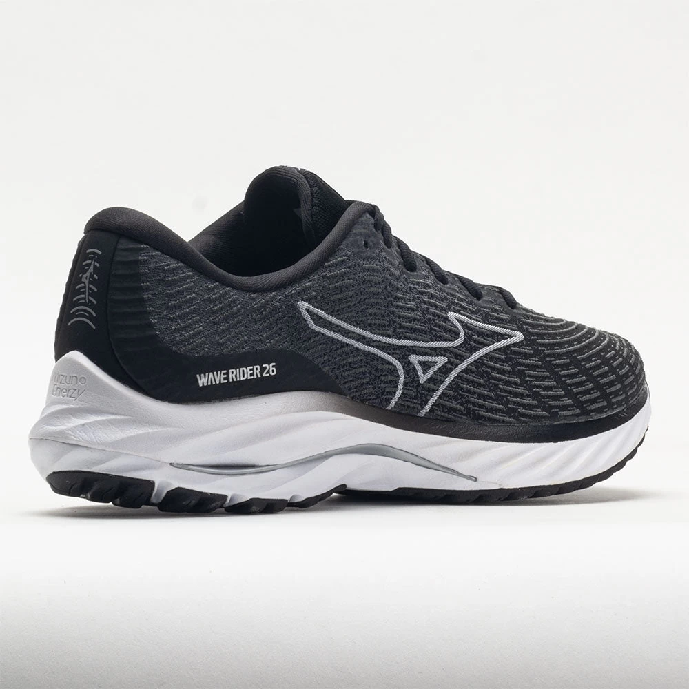 Mizuno Wave Rider 26 Women's Black/White 8 Mizuno Wave Rider 26 Women's Black/White - Image 6