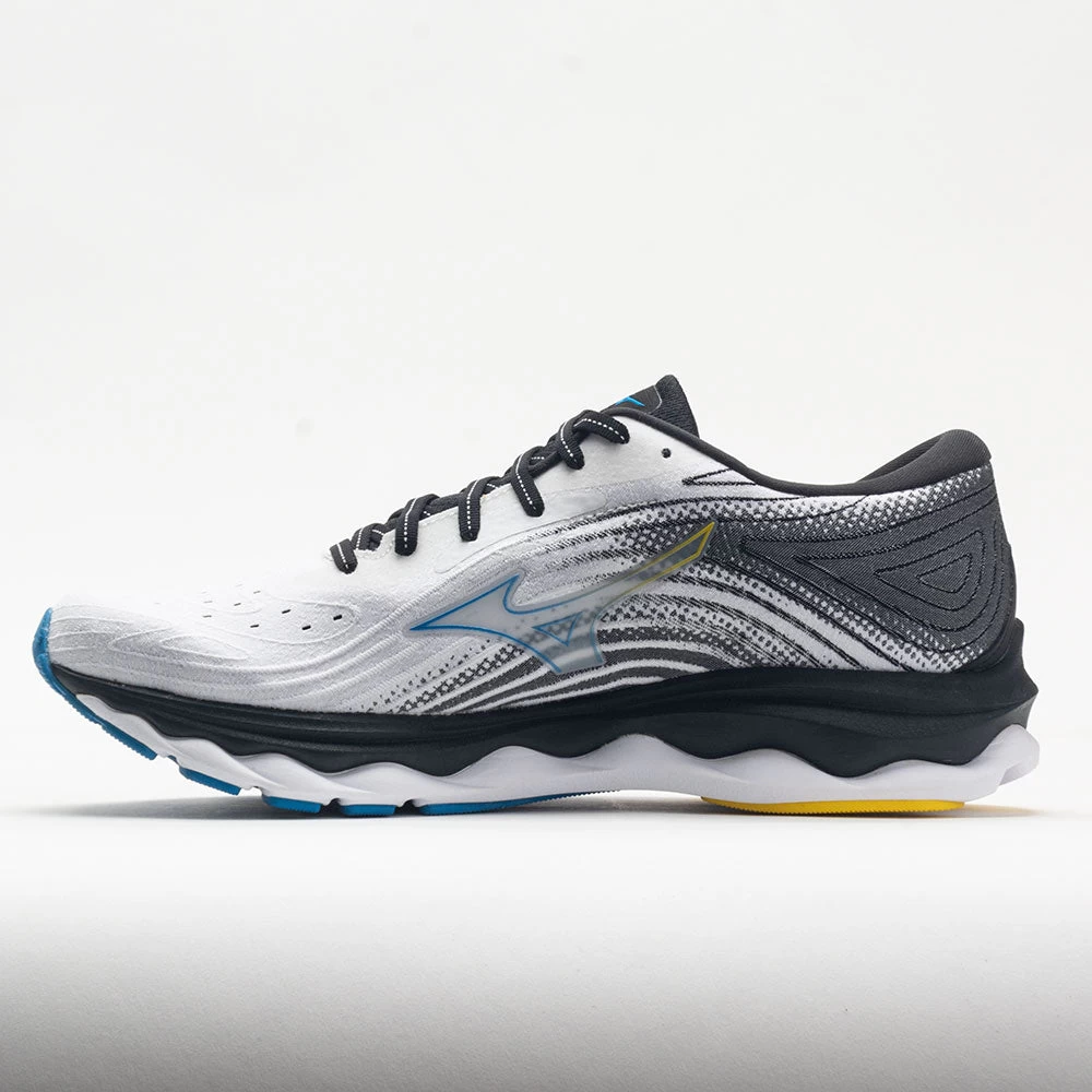 Mizuno Wave Sky 6 Men's White/Cyber Yellow 4 Mizuno Wave Sky 6 Men's White/Cyber Yellow - Image 2