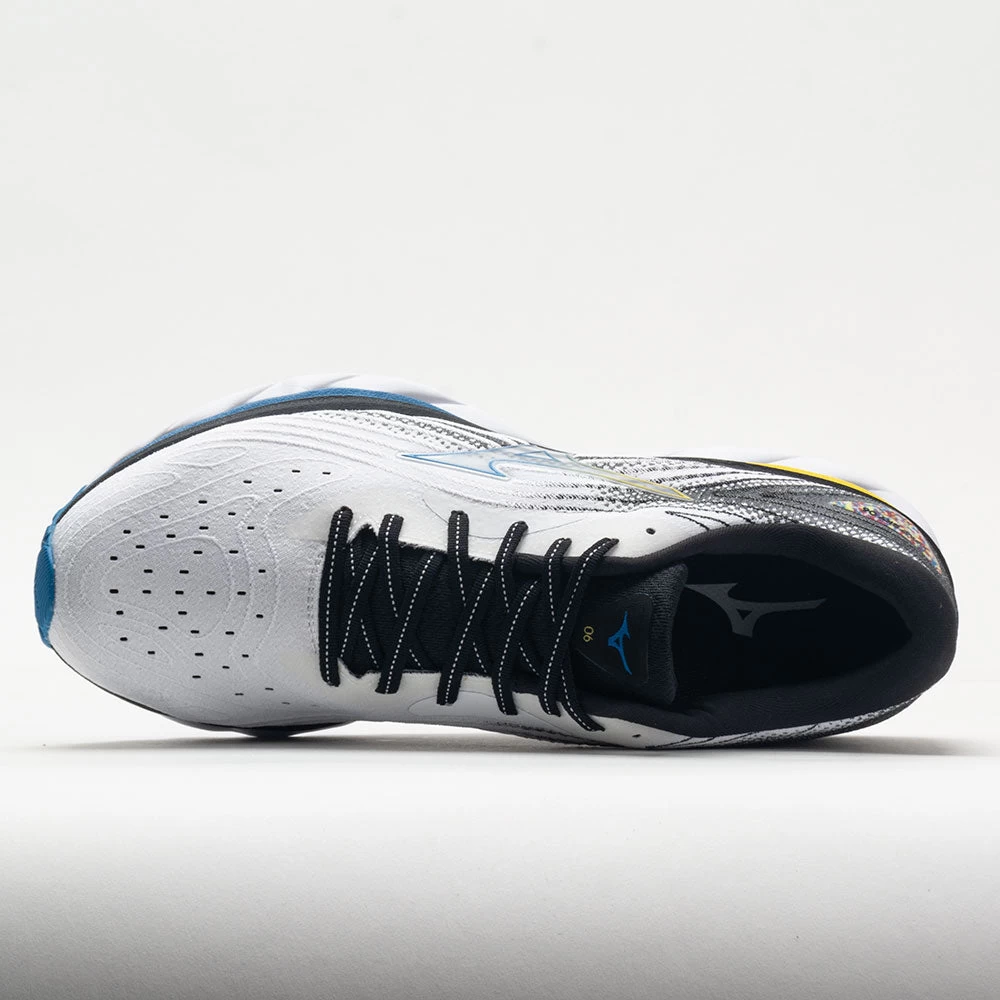 Mizuno Wave Sky 6 Men's White/Cyber Yellow 5 Mizuno Wave Sky 6 Men's White/Cyber Yellow - Image 3