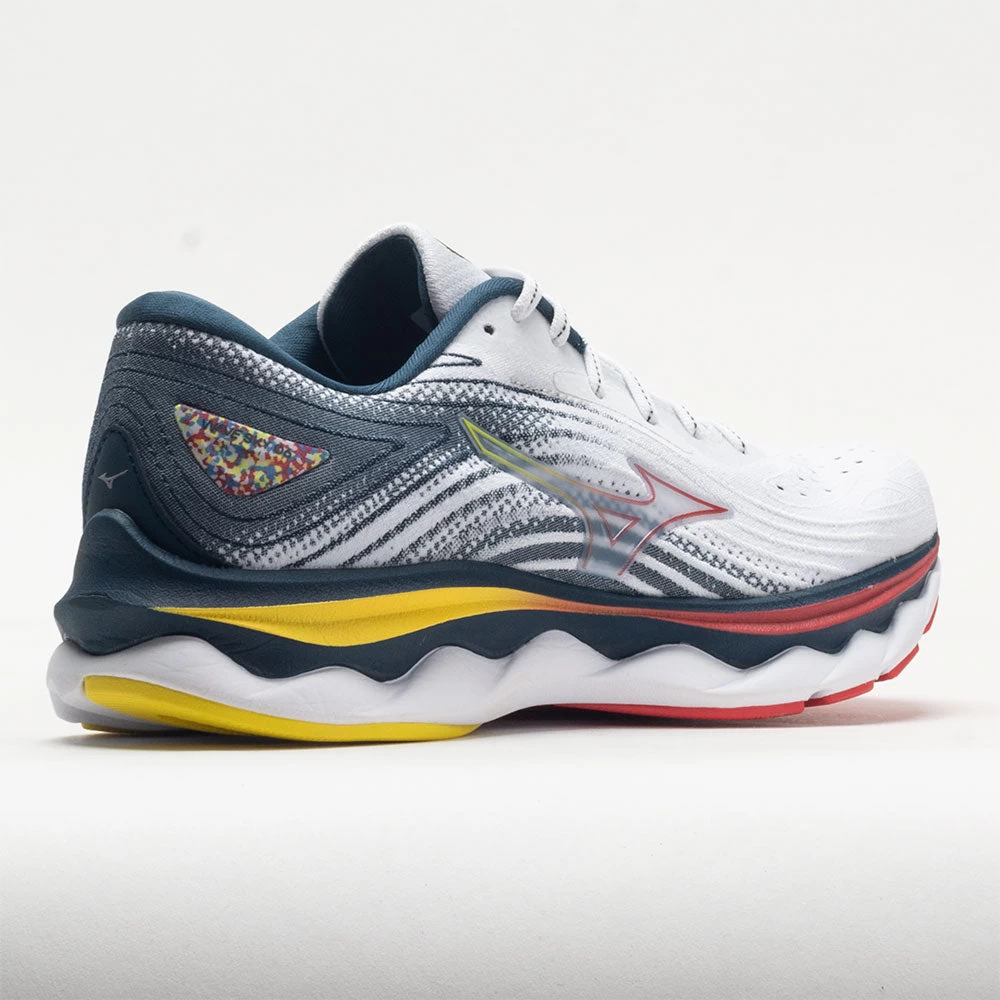 Mizuno Wave Sky 6 Women's White/Hibiscus 8 Mizuno Wave Sky 6 Women's White/Hibiscus - Image 6