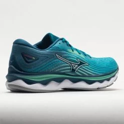 Mizuno Wave Sky 6 Women's Enamel Blue/White -Mizuno 049692 6