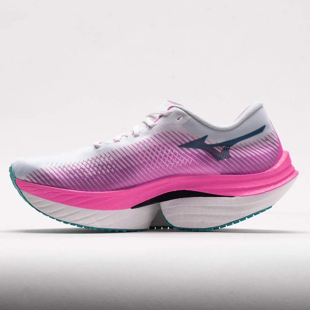 Mizuno Wave Rebellion Pro Women's White/Silver 4 Mizuno Wave Rebellion Pro Women's White/Silver - Image 2