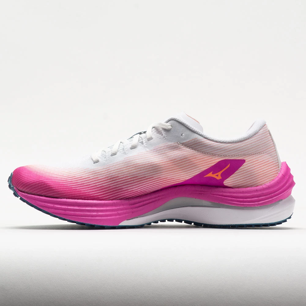 Mizuno Wave Rebellion Flash Women's White/Silver 4 Mizuno Wave Rebellion Flash Women's White/Silver - Image 2