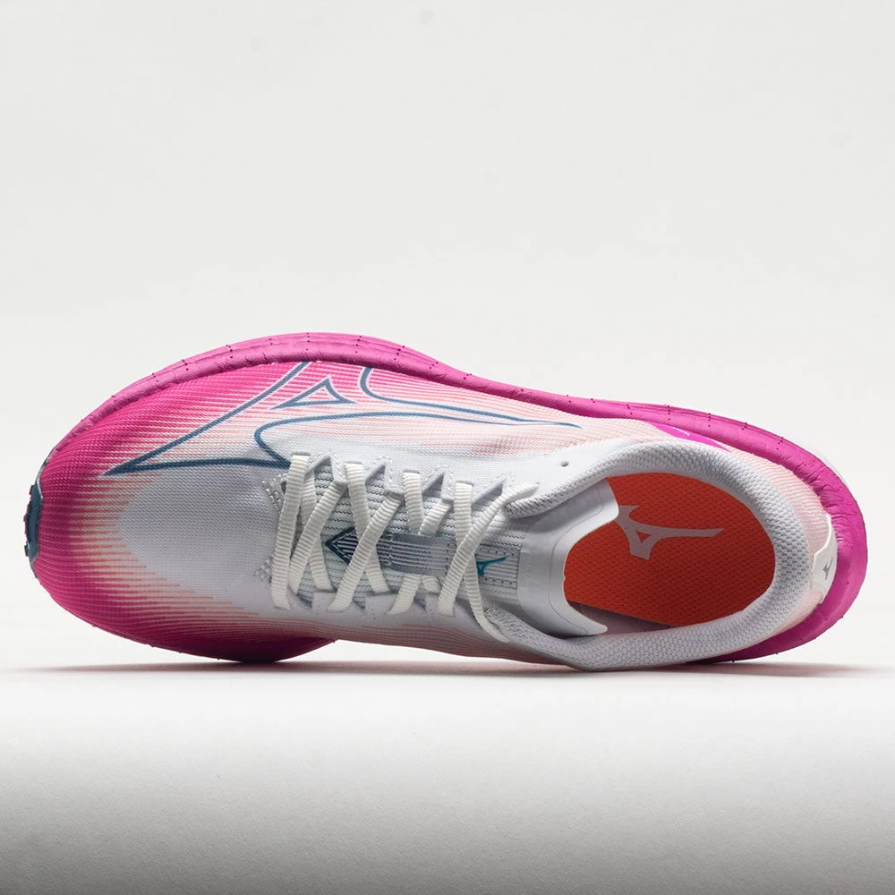 Mizuno Wave Rebellion Flash Women's White/Silver 5 Mizuno Wave Rebellion Flash Women's White/Silver - Image 3