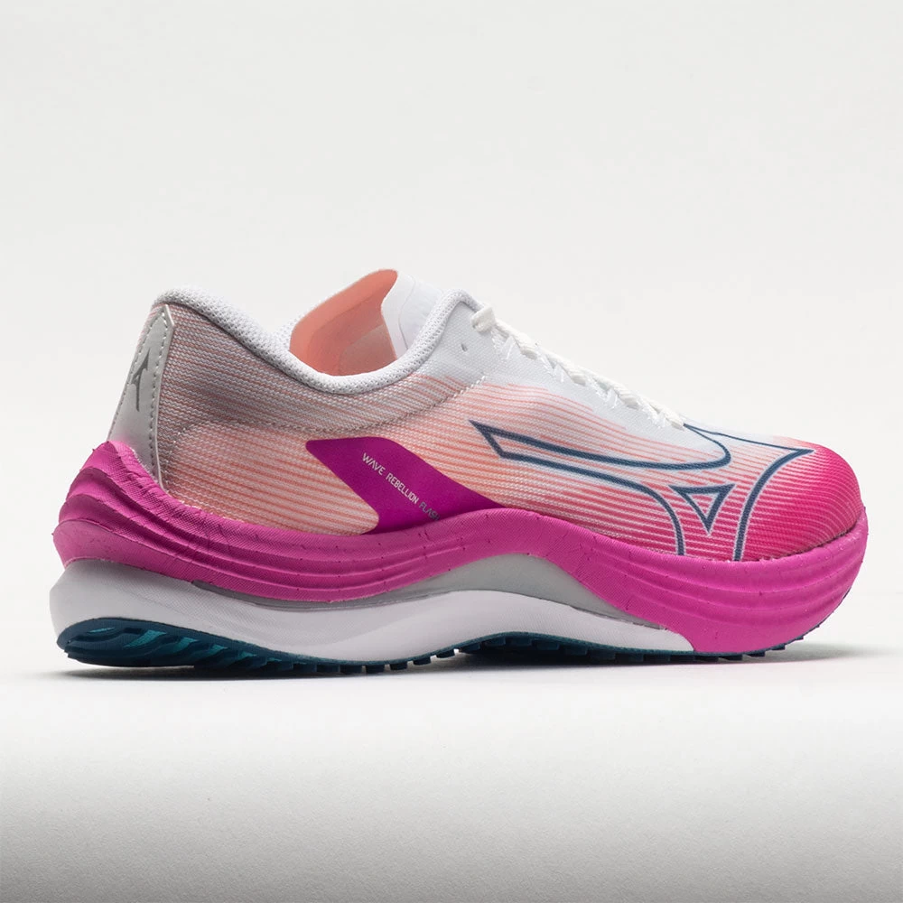 Mizuno Wave Rebellion Flash Women's White/Silver 8 Mizuno Wave Rebellion Flash Women's White/Silver - Image 6