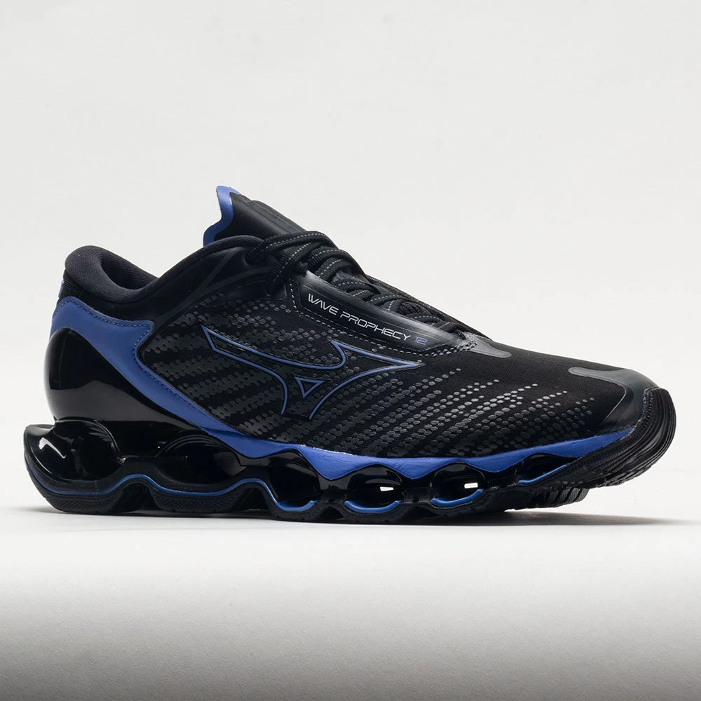 Mizuno Wave Prophecy 12 Men's Black Oyster/Blue Ashes 7 Mizuno Wave Prophecy 12 Men's Black Oyster/Blue Ashes - Image 5