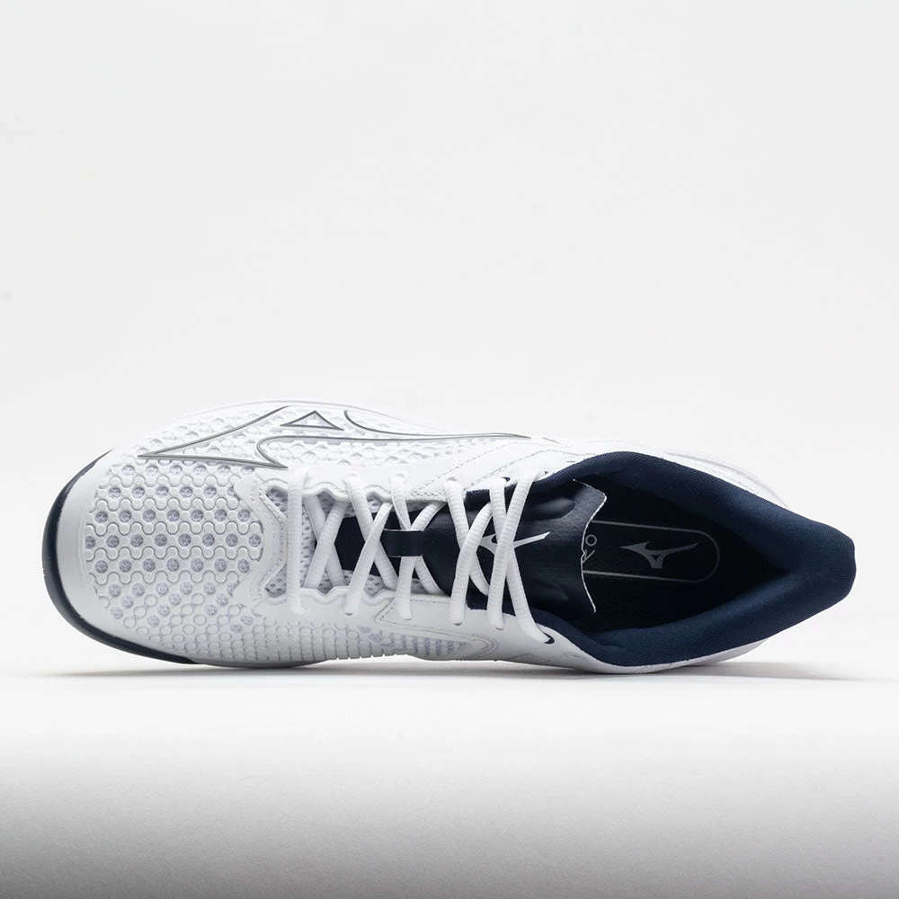 Mizuno Wave Exceed Tour 5 AC Men's White/Dress Blue 5 Mizuno Wave Exceed Tour 5 AC Men's White/Dress Blue - Image 3