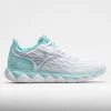 Mizuno Wave Enforce Tour AC Women's White/Tanager Turquoise 2 Mizuno Wave Enforce Tour AC Women's White/Tanager Turquoise -Mizuno 117145 3