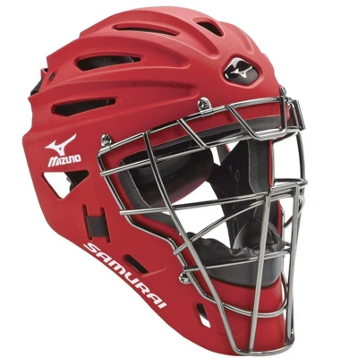 Mizuno Samurai G4 Youth Baseball Catcher's Helmet 8 Mizuno Samurai G4 Youth Baseball Catcher's Helmet - Image 6