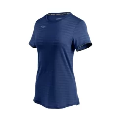 Mizuno Women's Athletic Eco Short Sleeve Tee -Mizuno GUEST ff9350f4 bc14 47fe a2ab 4102684a7341