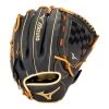 Mizuno Kids Prospect Select 12" Baseball/Softball Glove Right-hand Catch -Mizuno mizuno prospect select 12 rhc blk brn q122 9f0d048e 6c96 4a8b 90f9 90f16f76573a jpgrendition